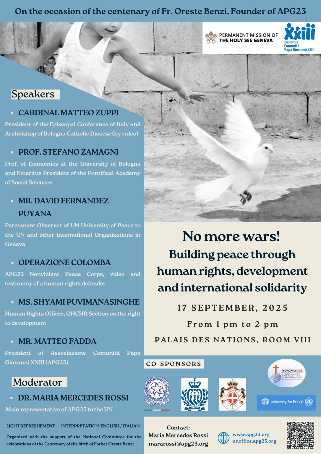 Human Rights Development Peacekeeping No more wars! Building peace through human rights, development and ...